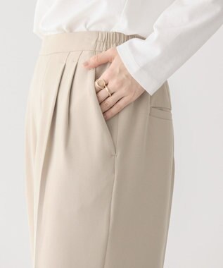 AMERICAN HOLIC 美・美・美Ｗクロスストレッチスラックスパンツ Beige