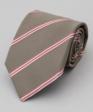  GOTAIRIKU別注【日本製】シルク ネクタイ_レジメンタル柄