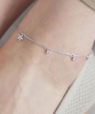 Tiaclasse 【選べるデザイン】チェーンアンクレット シルバーB