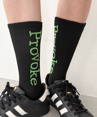 WEGO Provokeロゴソックス（R） ブラック