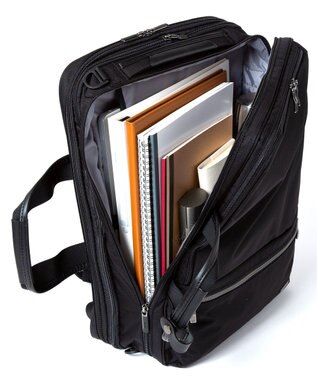 ACE BAGS & LUGGAGE 【WEB限定】ACE ヴィターラ ブロックリップ 3WAYバッグ ビジネスリュック B4サイズ 68223 ブラック