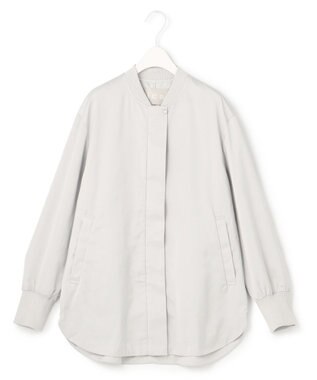 ICB L 【洗える】ライトマットサテン MA－1ジャケット トープ系