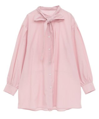 earth music&ecology 2wayボウタイブラウス Stripe