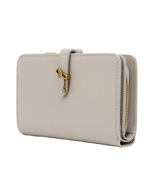 LANVIN en Bleu リュバン 二つ折り財布 ベージュ