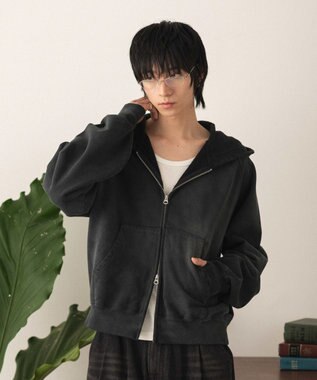 WEGO ショートZIPパーカー