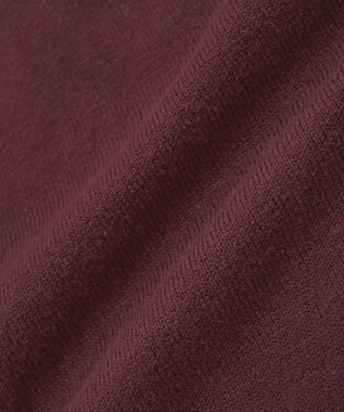 AMERICAN HOLIC コットンブレンドクルーネックカーディガン Bordeaux