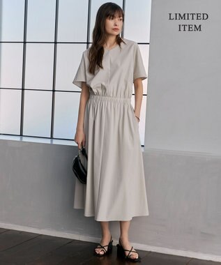 ICB L 【WEB限定・接触冷感・UVカット・洗える】アトラストリコット ワンピース トープ系