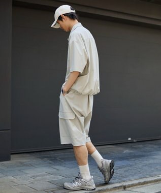 WEGO リップストップカーゴショーツ グレー