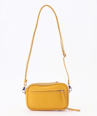 Y'SACCS イタリアンシープ多機能ポシェット マスタード