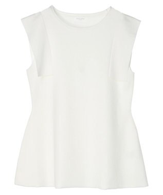 Green Parks ミラノリブノースリーブニットプルオーバー A