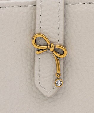 LANVIN en Bleu リュバン 二つ折り財布 ベージュ