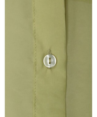 earth music&ecology ソデスリットクロップドシャツ Lime Green