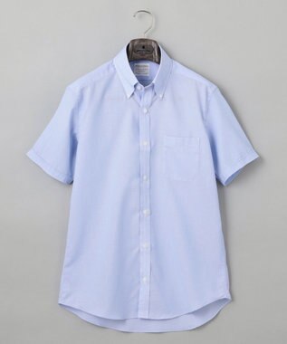GOTAIRIKU 春夏向け【形態安定】SUMMERPREMIUMPLEATS_ボタンダウンカラー 半袖ドレスシャツ(26年モデル) サックスブルー系