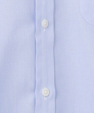 GOTAIRIKU 春夏向け【形態安定】SUMMERPREMIUMPLEATS_ボタンダウンカラー 半袖ドレスシャツ(26年モデル) サックスブルー系