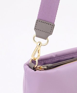 LA BAGAGERIE ダブルフロントポケット2WAYショルダー ライトパープル