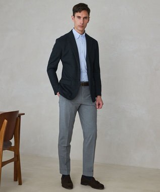 GOTAIRIKU 26年新作【吸汗速乾/接触冷感】ノードシールド BIZシャツ_スナップダウン サックスブルー系