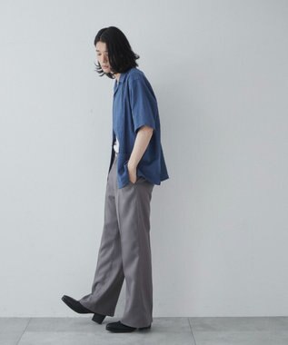 WEGO 【ユニセックス着用ITEM】キューバシャツ ブルー