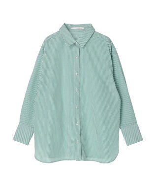 Green Parks ・ＥＬＥＮＣＡＲＥ　ＤＵＥ　パールボタンシャツチュニック Green