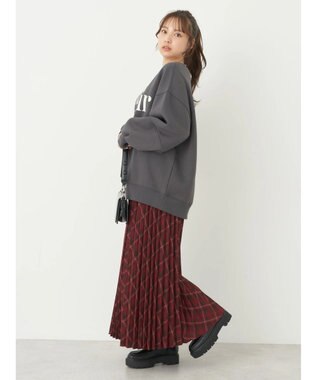 earth music&ecology Ｂｅｋｉｒ裏起毛スウェット Charcoal Gray