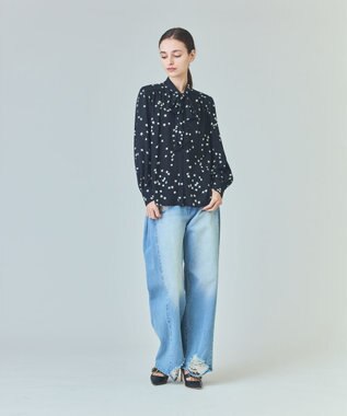 GRACE CONTINENTAL 【ドラマ着用】エトワールボウブラウス ブラック