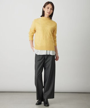 J.PRESS LADIES L 【WEB限定カラーあり】CAT ハイネック ニット イエロー系