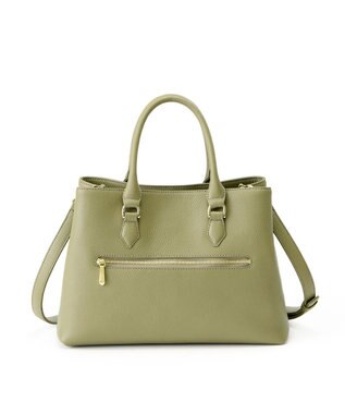 IBIZA イニシオ　牛革　2WAYバッグ 薄緑