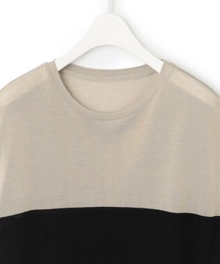 ICB 【接触冷感・洗える】PINION プルオーバー ブラック×ライトオリーブ系［WEB限定］