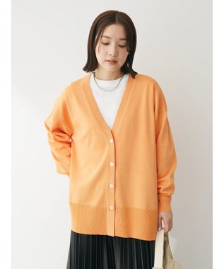Green Parks 洗える　アソートミドル丈カーディガン Orange