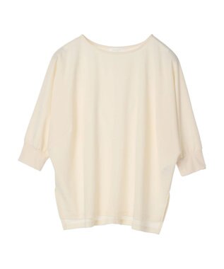 Green Parks ジョーゼットドルマンカットプルオーバー Ecru