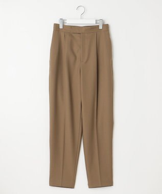 23区 【エステータ】ウールツイル ワイドテーパード パンツ ベージュ系
