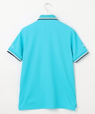 23区GOLF 【MEN】【キングサイズ/UVケア/吸水速乾】ハニカムカノコ 半袖ポロシャツ ターコイズブルー系