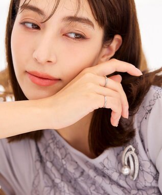 Tiaclasse 【4点セット】クロスデザインリング　アソートセット シルバー