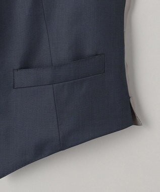 GOTAIRIKU シワになりにくい/通年素材【御幸毛織/みゆきけおり】Superio160 ベスト_ダークグリーン ダークグリーン系8