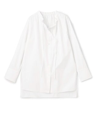 BEIGE， ALBERT / ギャザーブラウス White