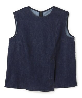 UNFILO L 【セットアップ着用可】UNFILO DENIM light ノースリーブブラウス