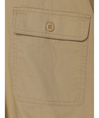 Green Parks ショート丈ワイドシャツ Beige