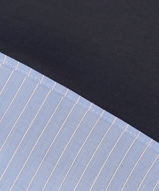 J.PRESS LADIES L プレーティングジャージー ブロッキング カットソー ネイビー系