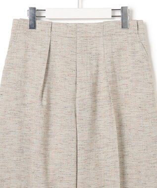 23区 L 【先行予約】リネンライクブッチャー ワイドパンツ ライトグリーン