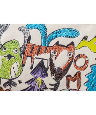 tsumori chisato CARRY ムーンライトアニマル ラウンドファスナー長財布 マルチ