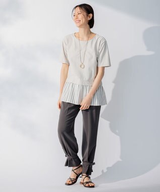 自由区 【洗える】２WAYツイル デザインパンツ カーキ系