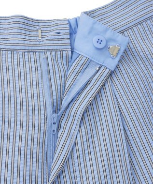 Green Parks ・ELENCARE DUE ストライプショートパンツ Sax Blue