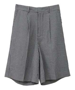 Green Parks ・ELENCARE DUE ストライプショートパンツ Black