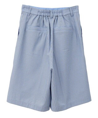 Green Parks ・ELENCARE DUE ストライプショートパンツ Sax Blue
