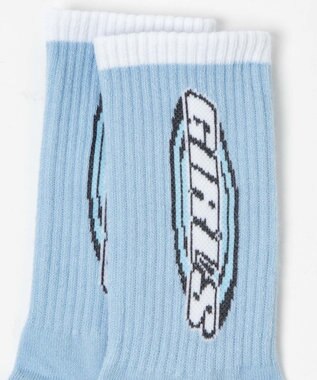 WEGO girlsロゴソックス サックス