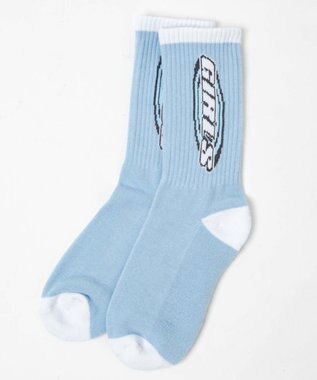 WEGO girlsロゴソックス サックス