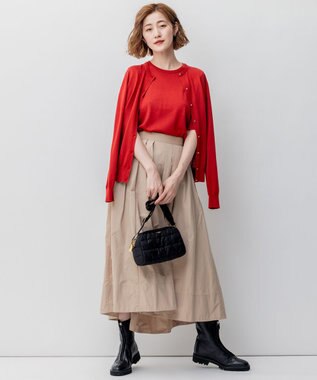 23区 センター ジップ ブーツ ブラック系