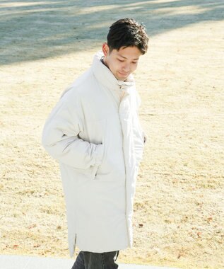 SHARE PARK MENS 【UNISEX】蓄熱中綿モンスターロングコート（L・XLサイズ） オフホワイト