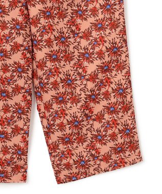 UNFILO MENS TORO TORO イージー ワイドパンツ [24年春夏商品] 花柄赤