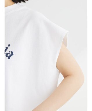 Green Parks ■別注ＲＵＳＳＥＬＬ　ＡＴＨＬＥＴＩＣ　ワイドフレンチＴ Off White