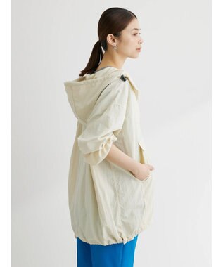 Green Parks ナイロンアノラックブルゾン Ecru